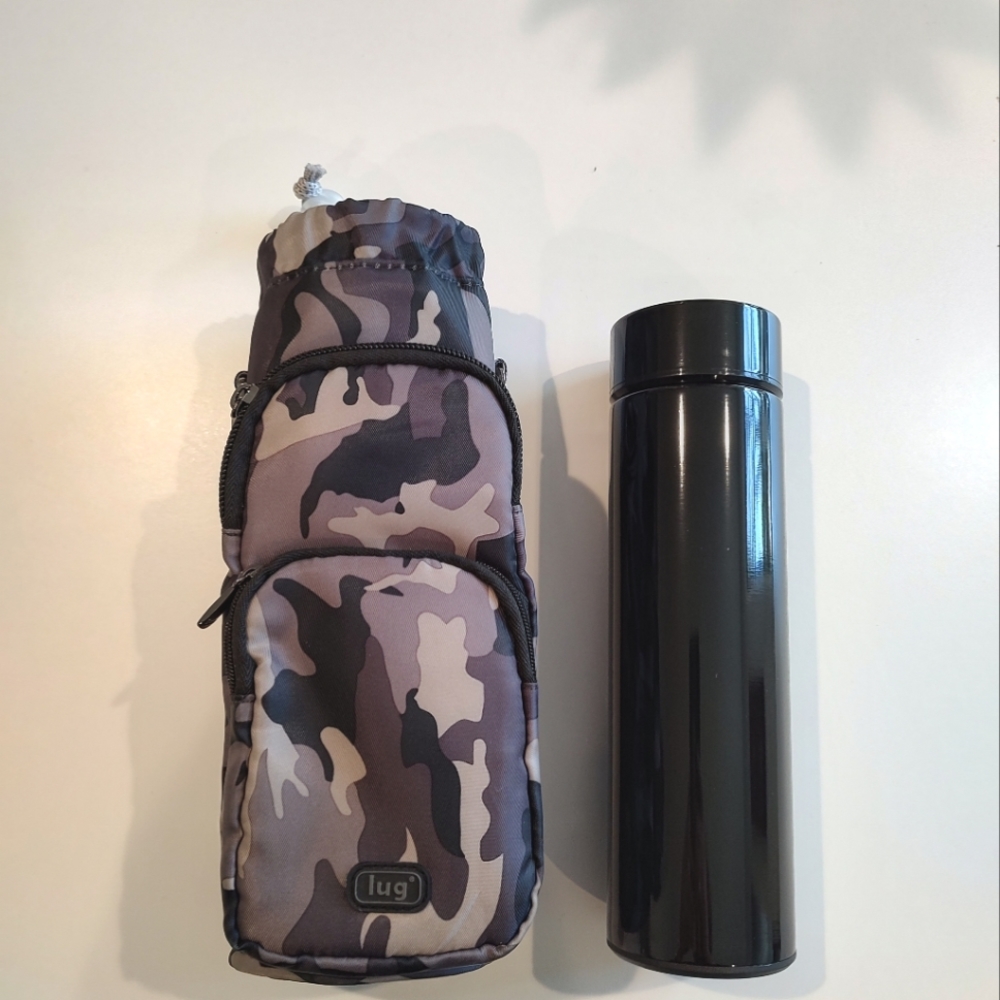 Lug Huggie Camo Aluminum Drink Container And Holder